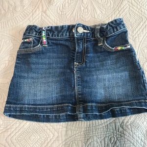 Gap denim skirt.